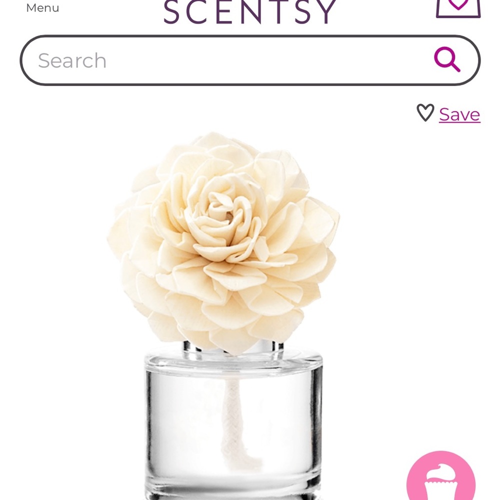 Two Scentsy fragrance flowers